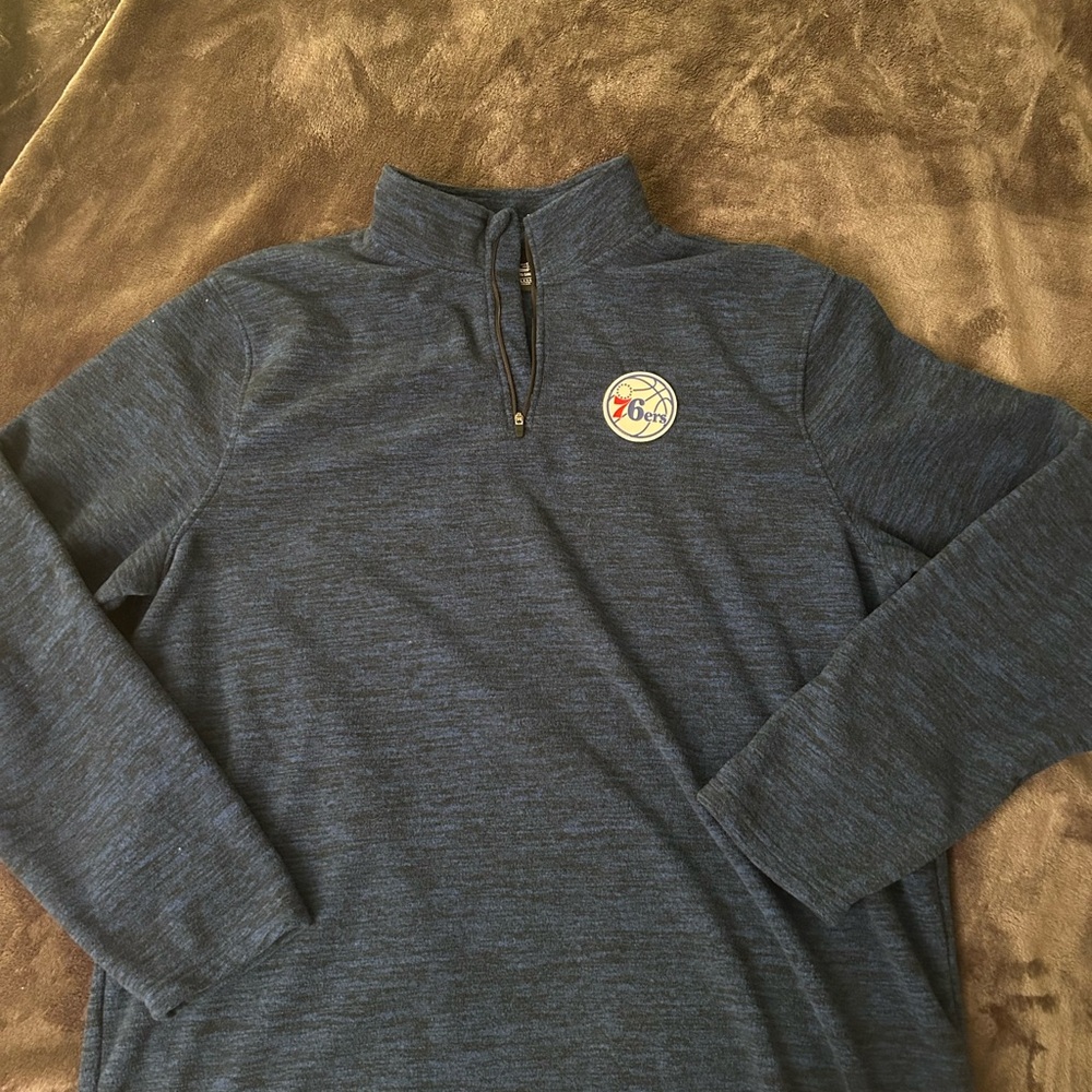 NBA 1/4 Zip Philadelphia 76ers